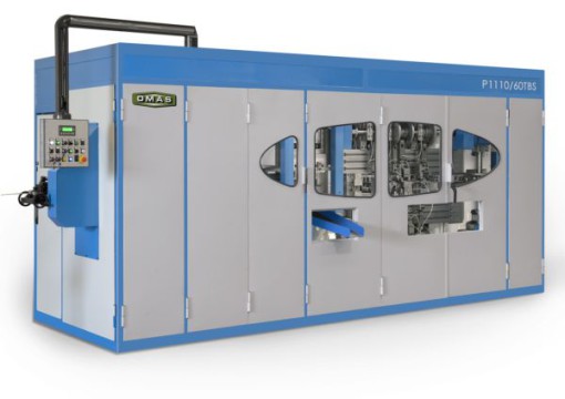 PM1110-60T plant equipped with double-connecting rod press with 600 kN power and 1200 mm machining range (with doors)